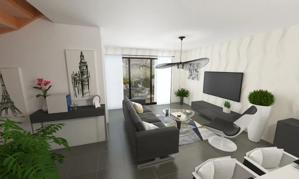 Contemporary House Project with Garden in Bourgbarre