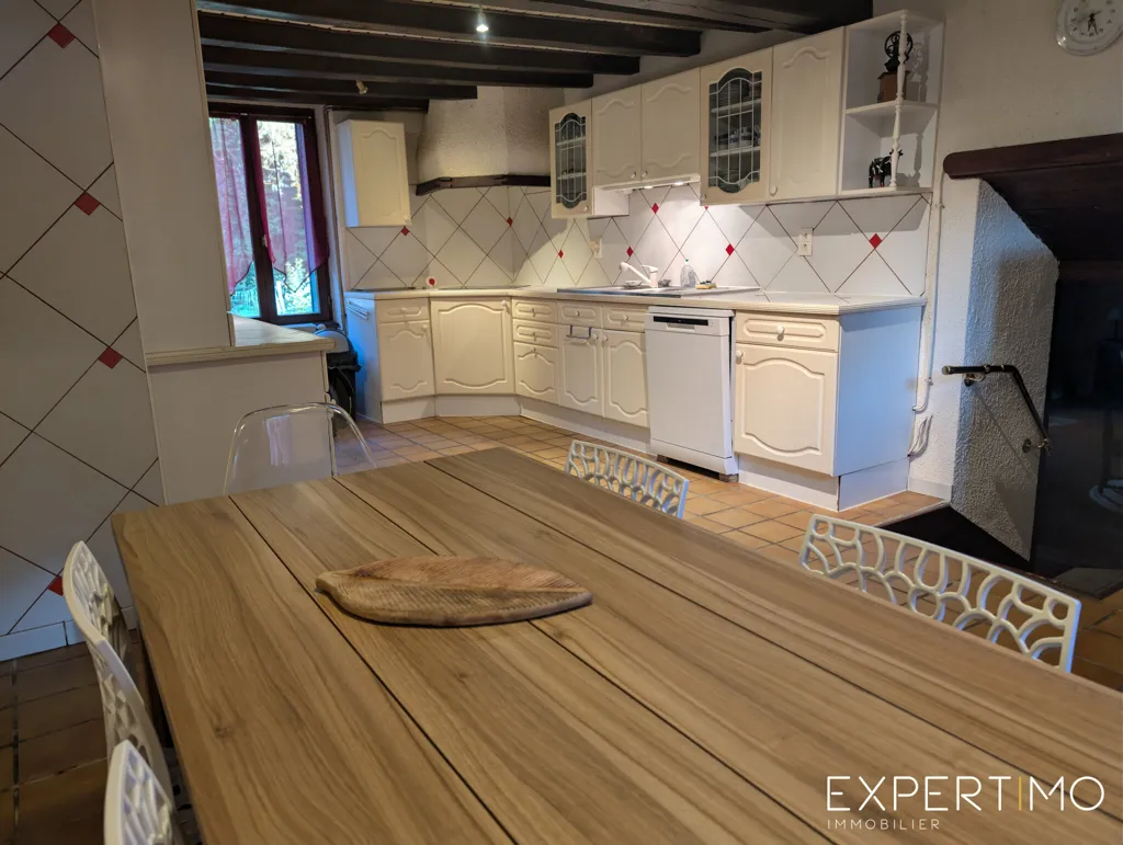 Kitchen - Historic Mill and Gîte with Water Rights in Commentry