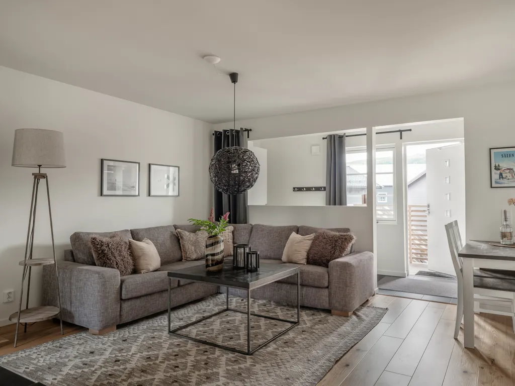 Living Room - Apartment with Balcony in Malung-Sälen
