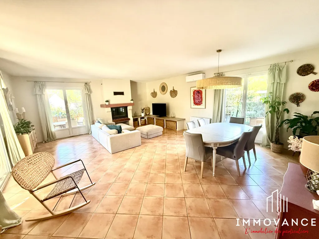 Séjour - Bastide avec Piscine à Lignan-Sur-Orb