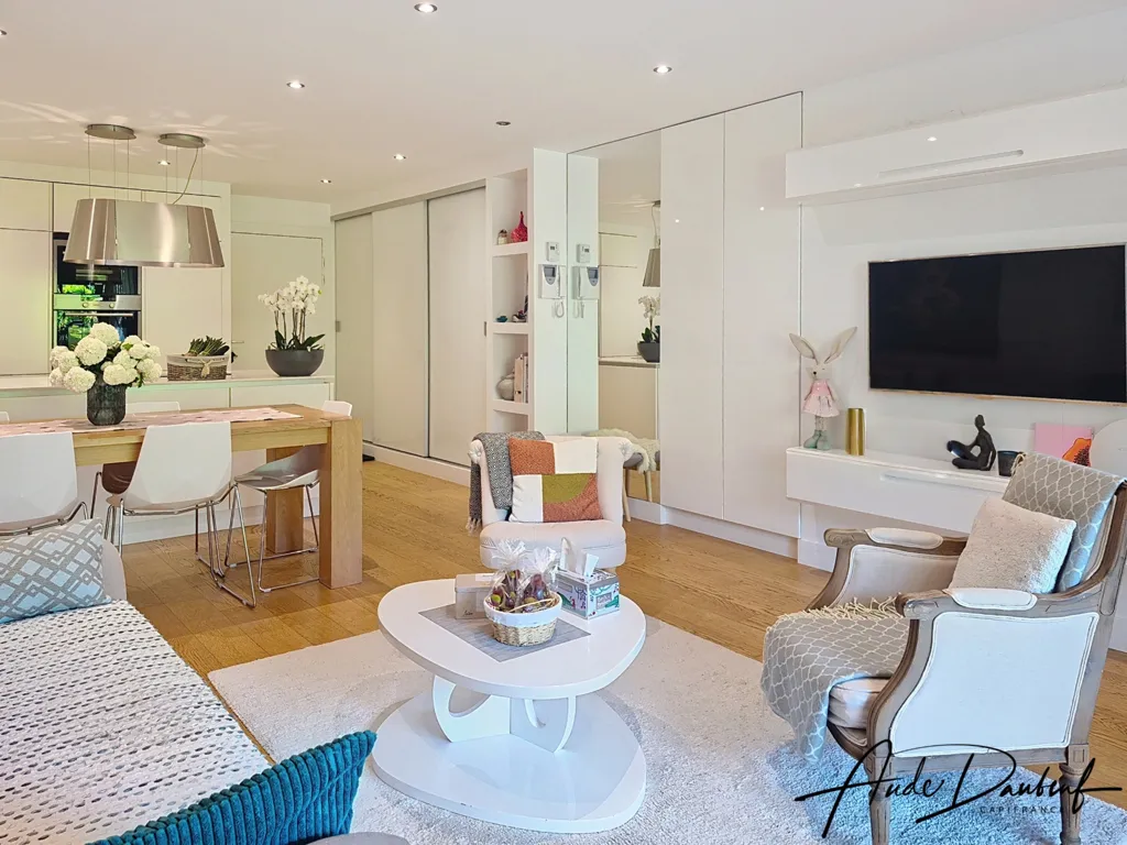 Séjour - Appartement T4 avec Terrasse aux Portes de Genève