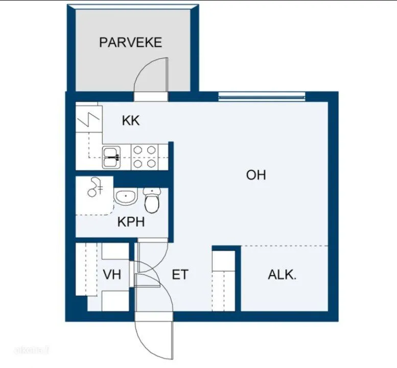Appartement 1 pièces à FI