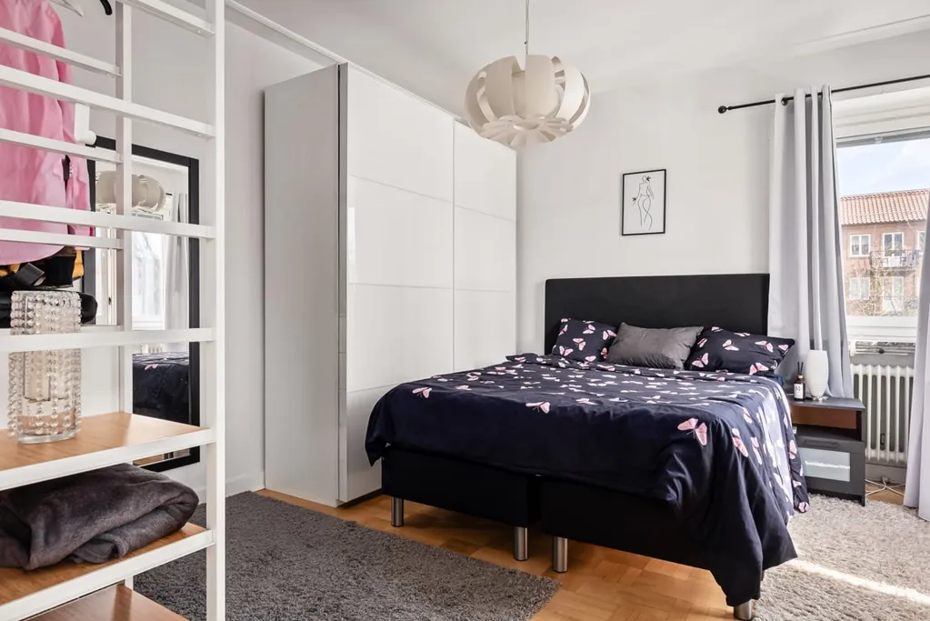 Chambres - Funkis Flat with South-Facing Balcony in Stockholm
