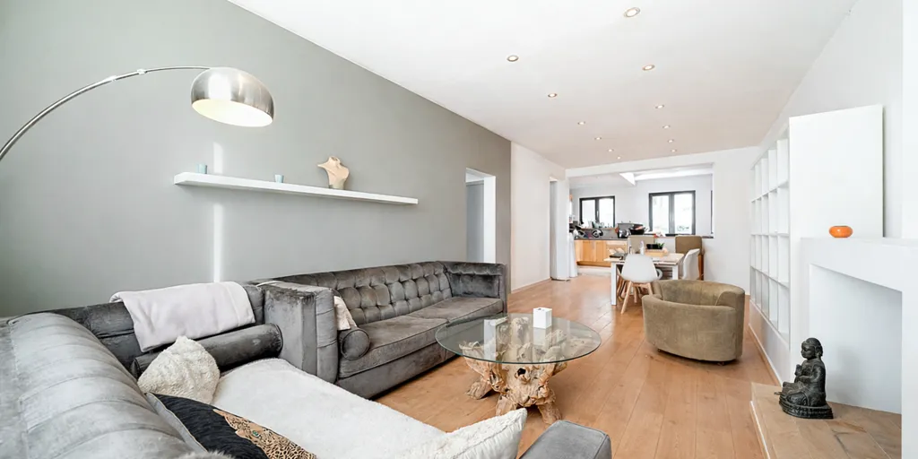 Living Room - Renovated 3-Fronted House in La Hulpe