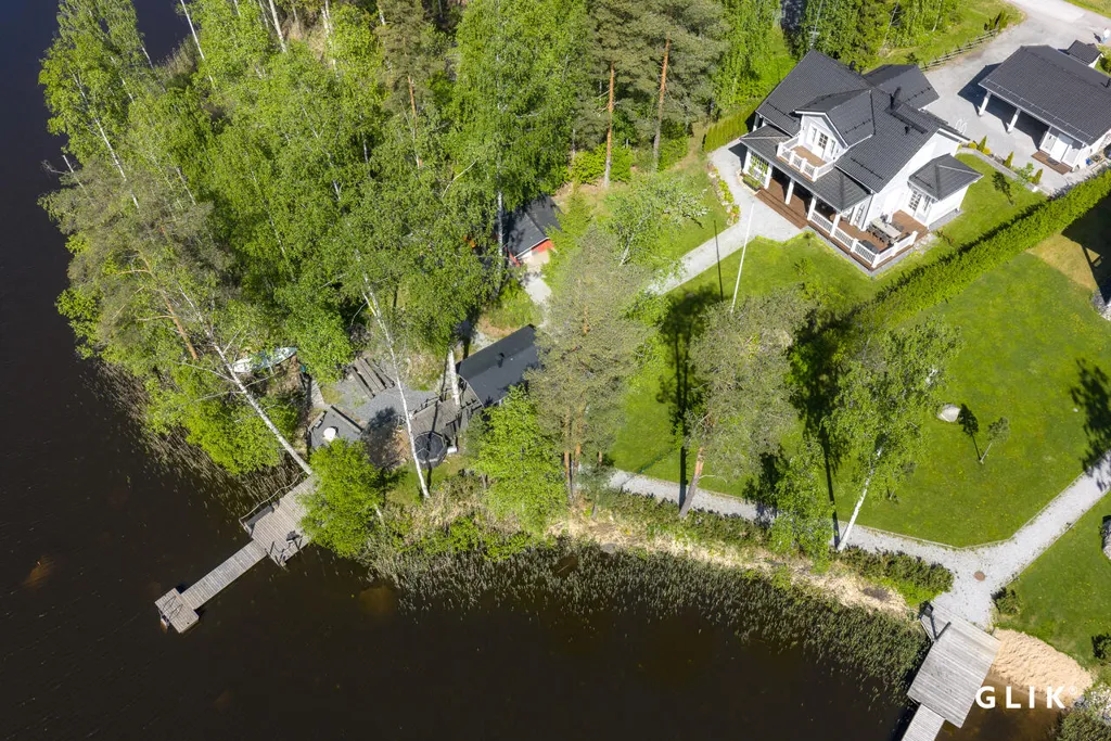 Õhuvaade - Modern Villa with Lake View in Lempäälä