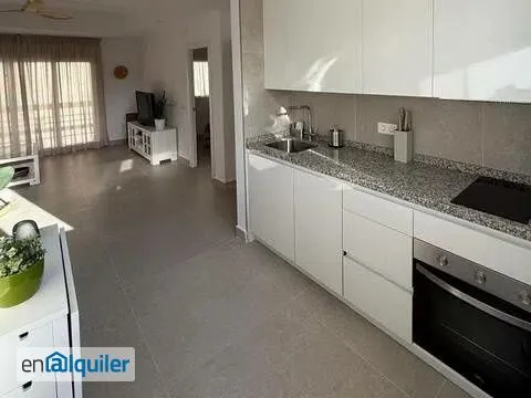 Kitchen - Modernised Apartment with Sea View in Almuñécar