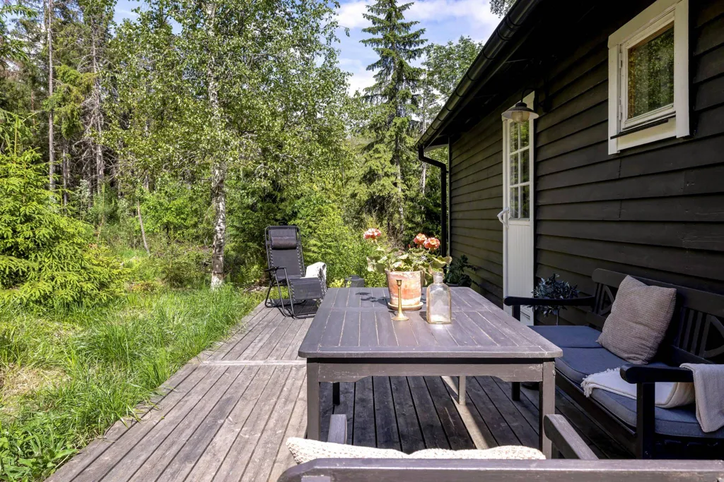Terrasse - Cottage with Guesthouse in Ribbingebäck