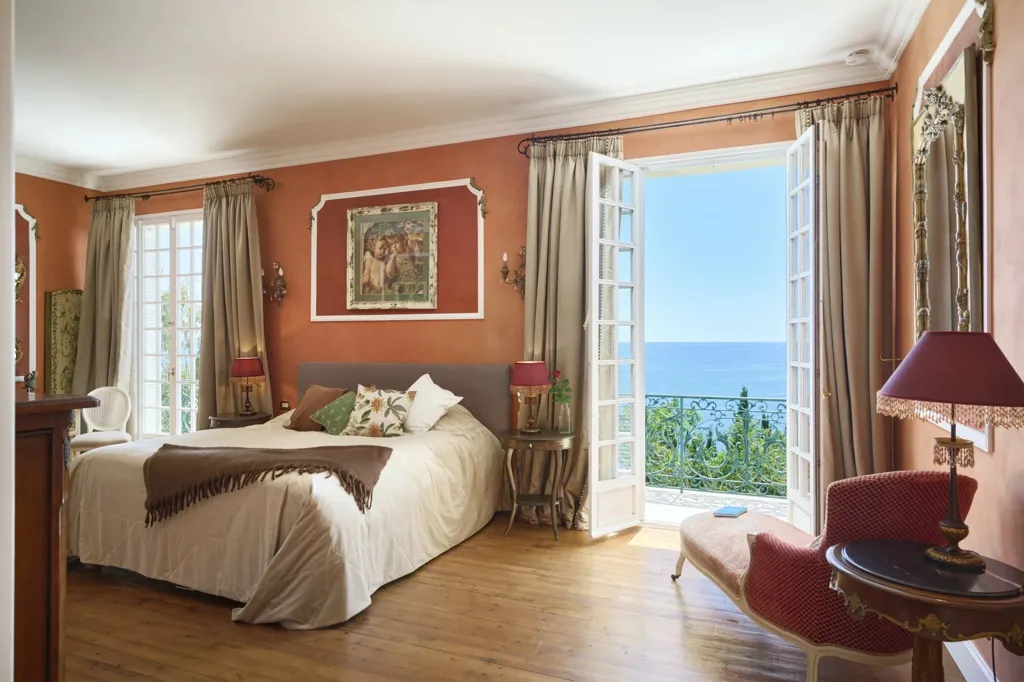 Chambres - Villa Belle Époque Vue Mer à Cap-d'Ail