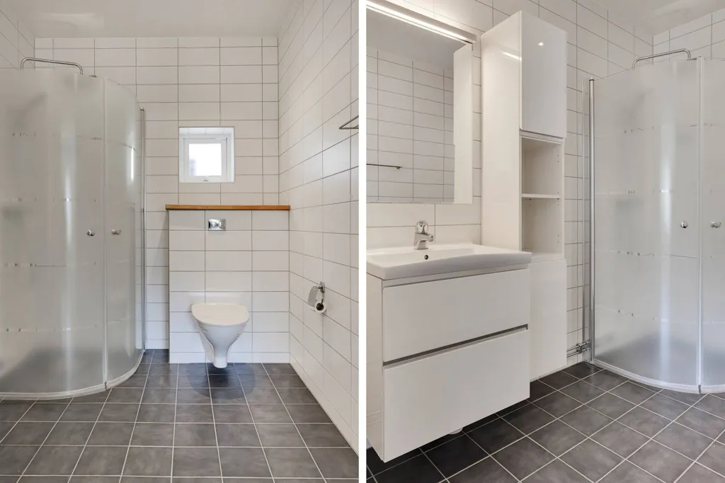 Salles de bain - Modernist Villa with Park View in Bunkeflostrand