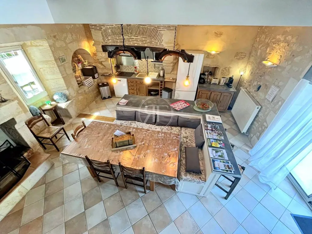 Sala da pranzo - Luxury House with Pool in Puisseguin