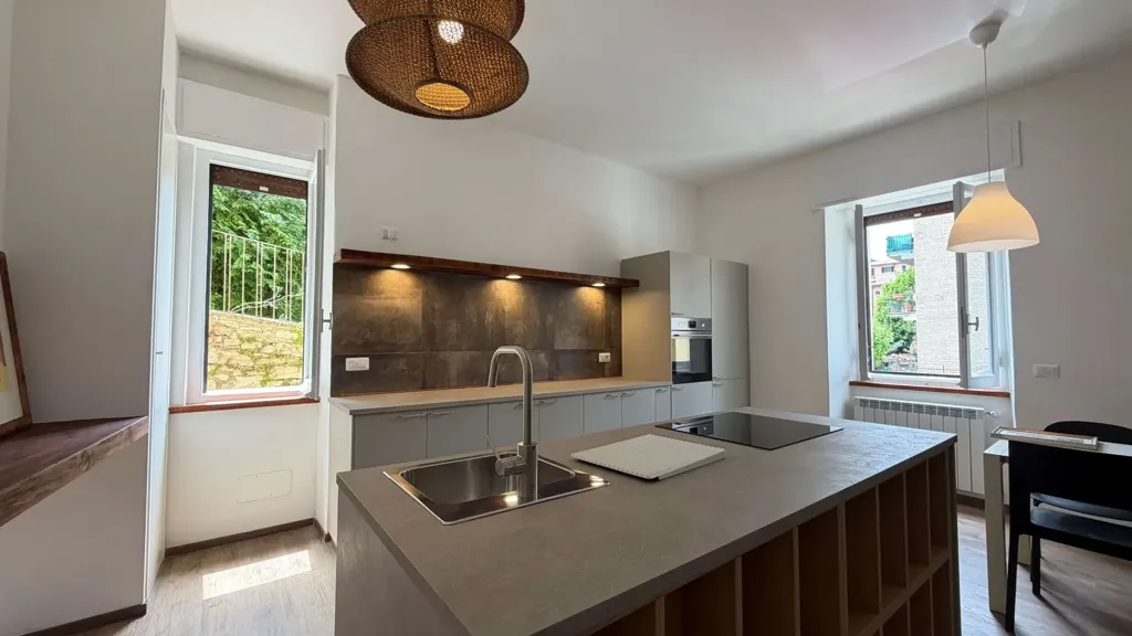 Cuisine - Ground Floor Flat Near Historic Centre, Spoleto