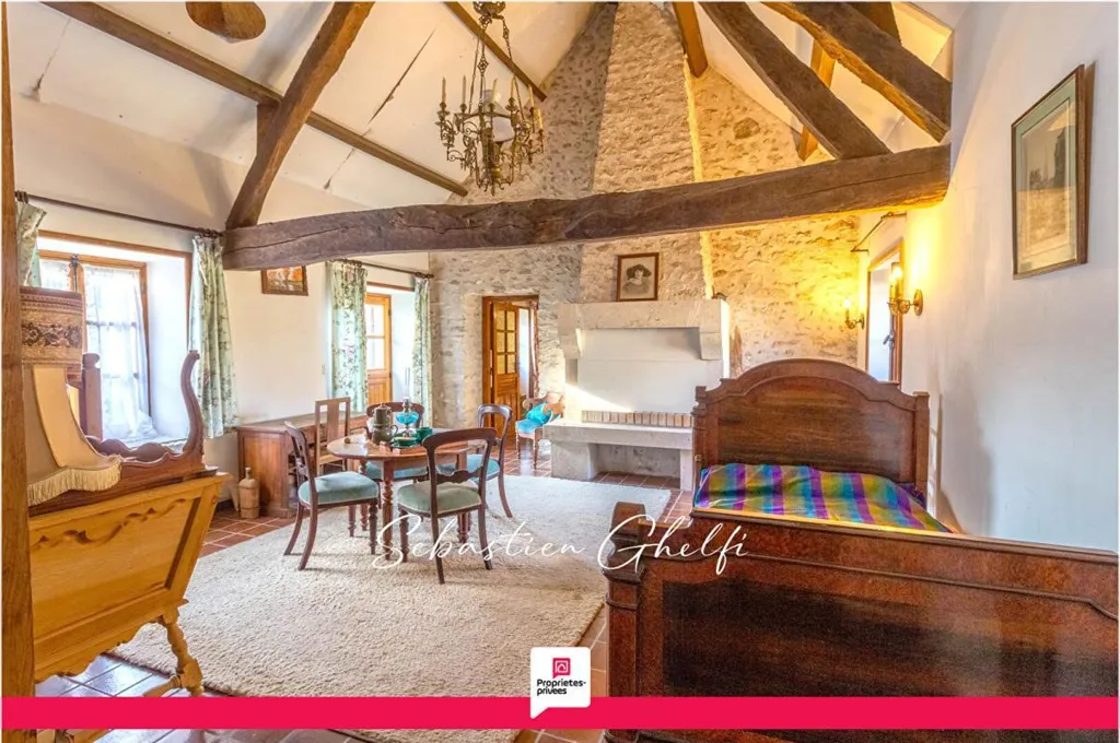 Soggiorno - Charming House with Cathedral Ceiling in Sologne