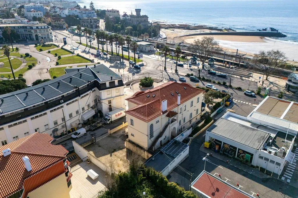 Aerial - Waterfront House with Sea View in Estoril