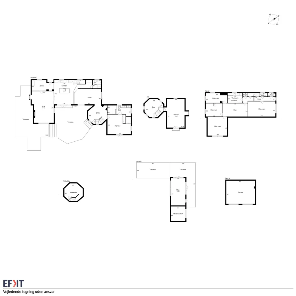 Plan - Characterful Country House with Tower near Langesø