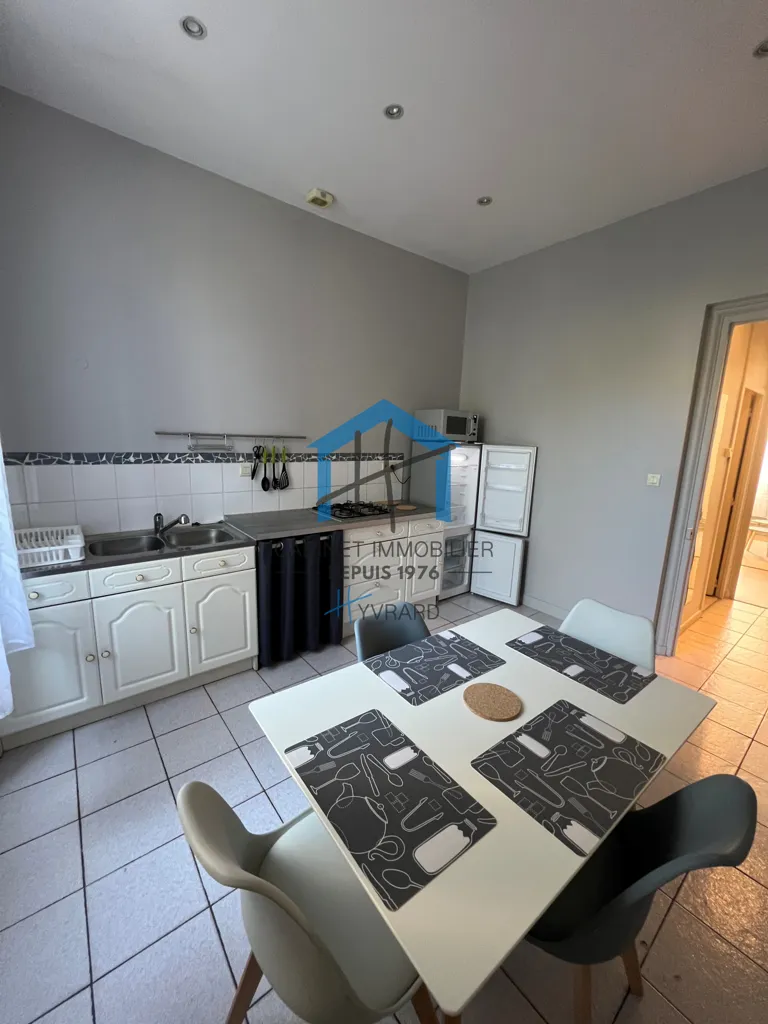 Cucina - Furnished Studio in La Valette, Saint-Chamond