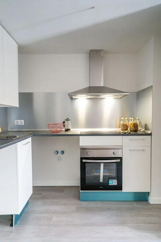 Cuisine - Modern Flat with Pool in El Cañaveral