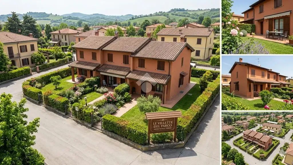 Õhuvaade - Terraced Villa with Garden in Montechiarugolo