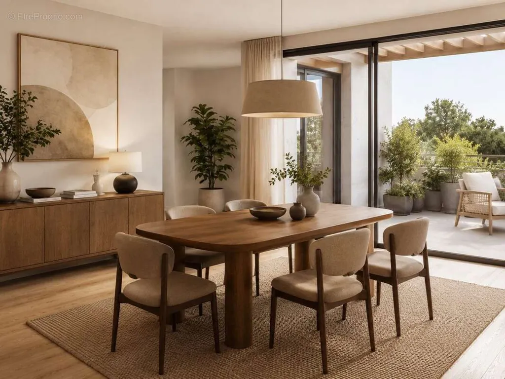 Sala da pranzo - Modern Apartment with Seine View in Suresnes