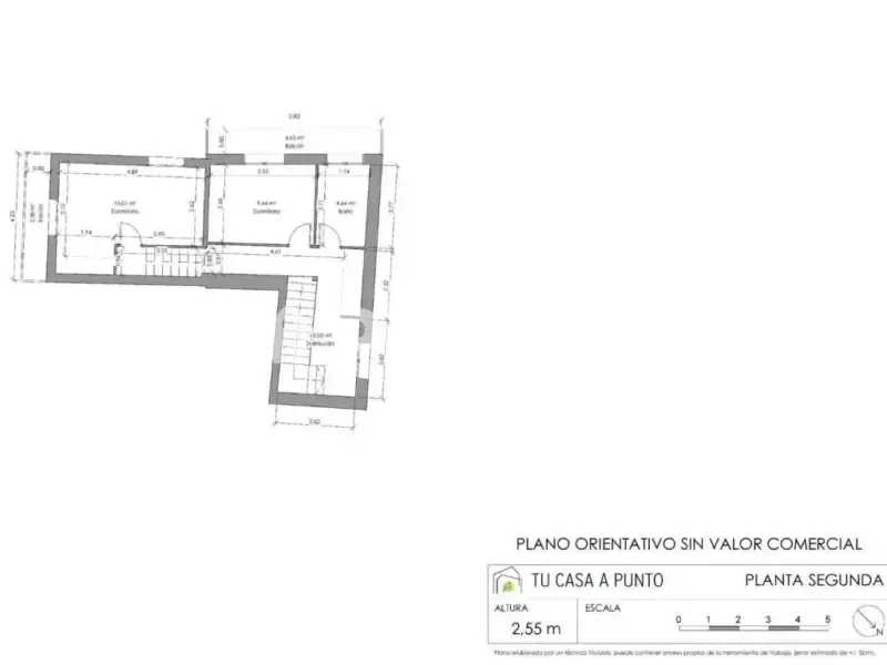 Planimetria - Terraced House with Balcón in Chiloeches