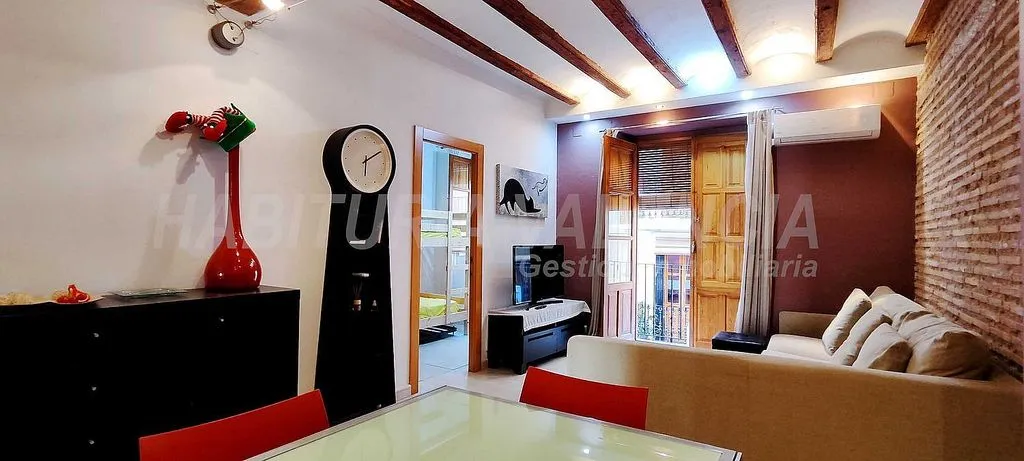 Séjour - Apartment with Balcony in El Carme, Valencia
