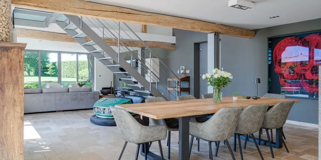 Söögituba - Renovated Farmhouse with Garden in Stevoort