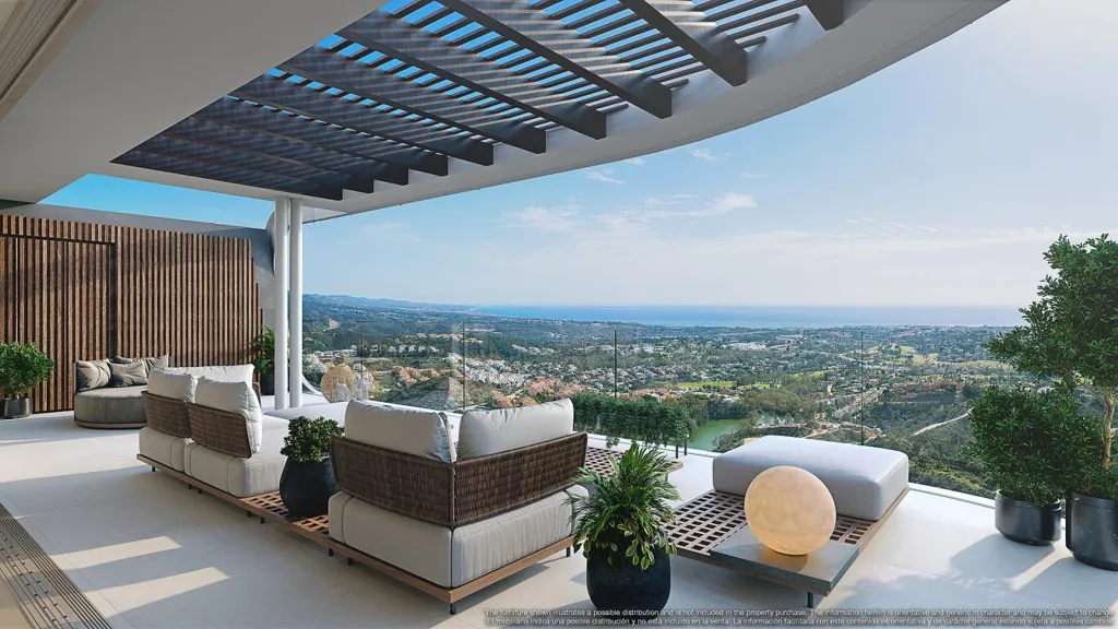 Terrass - Energy-Efficient Apartment with Pool in Benahavís