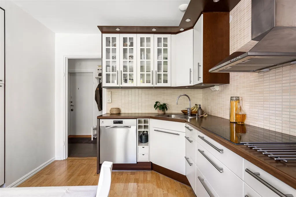 Cuisine - 1.5-Bedroom Flat with Balcony in Uppsala