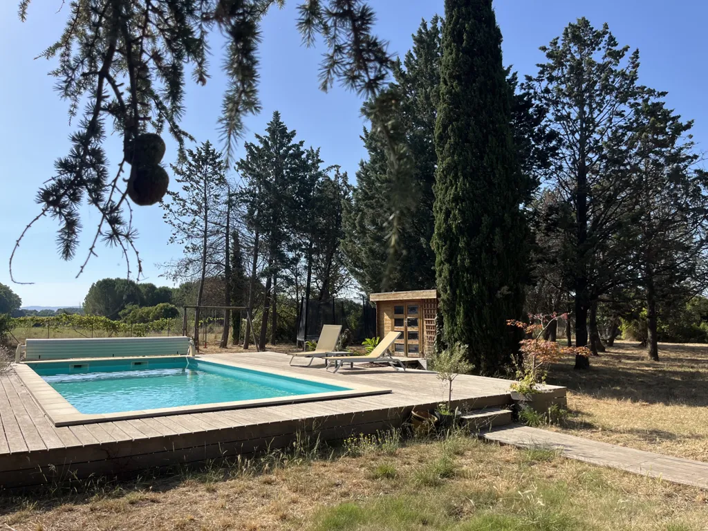 Pool - 6-Bedroom House with Pool on Wooded Plot in Calm Area