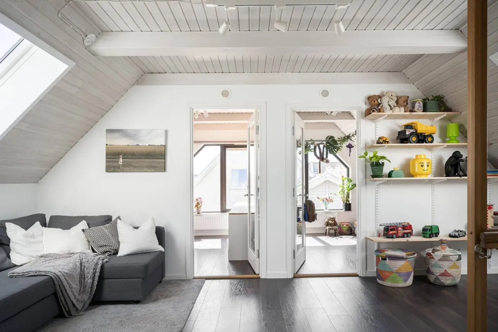 Living Room - Spacious Villa with Garden in Lund