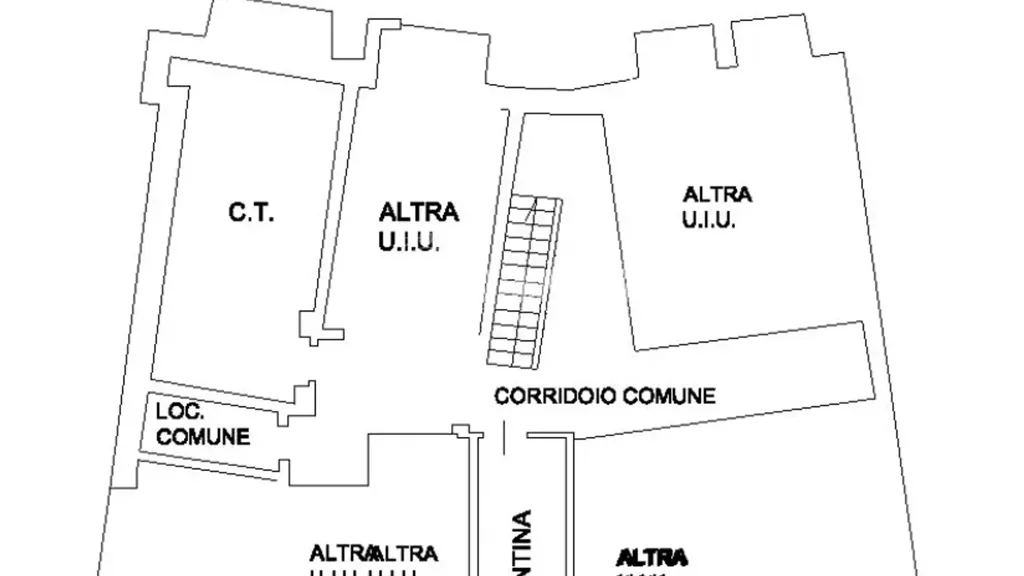 Floor Plan - Modernised Apartment with Balcony in Settimo Torinese