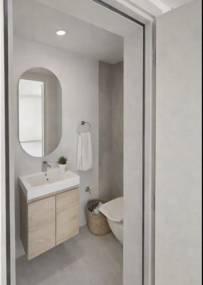 Salles de bain - Compact Flat with City View in Athens