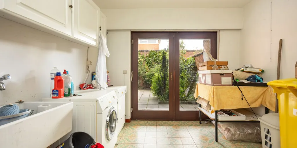 Pesuköök - Attic Flat with Garden in Turnhout