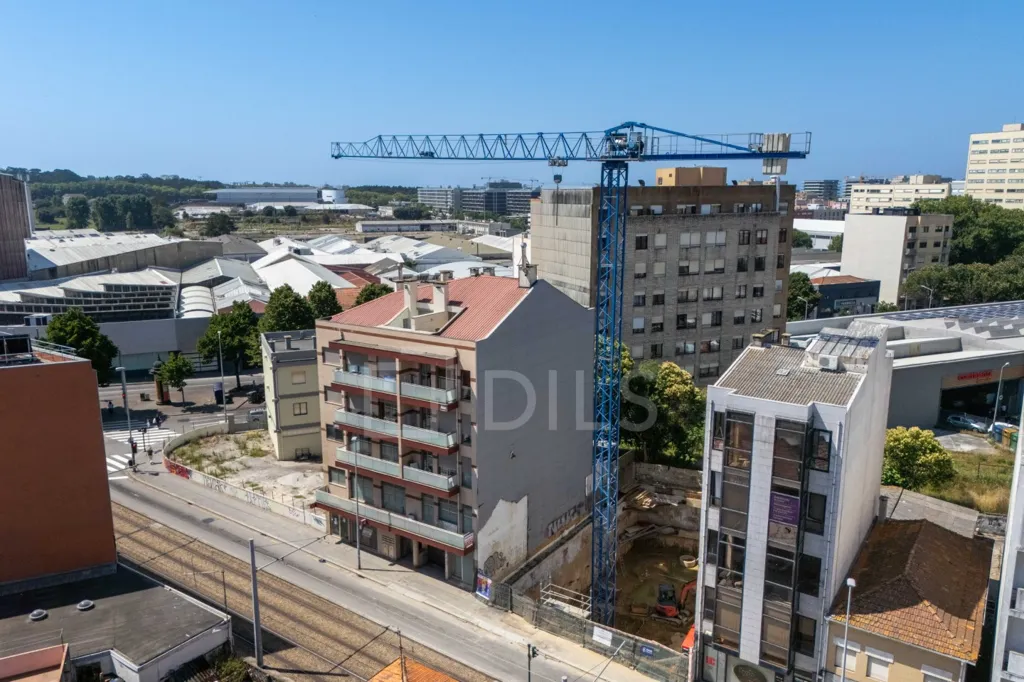 Vista aerea - T2 Apartment with Balcony in Matosinhos Centre