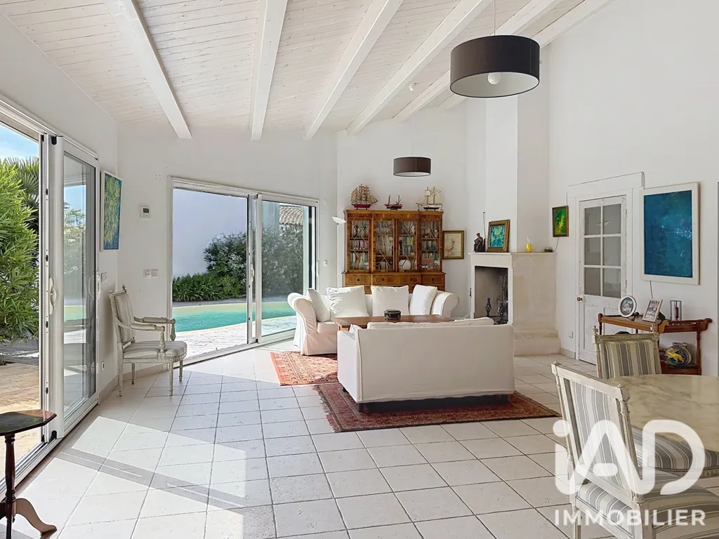 Séjour - Maison avec Piscine et Terrasse à Sainte-Marie-de-Ré
