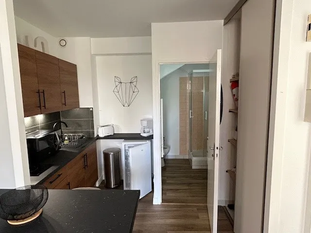 Köök - Renovated Studio with Parking in Saumur