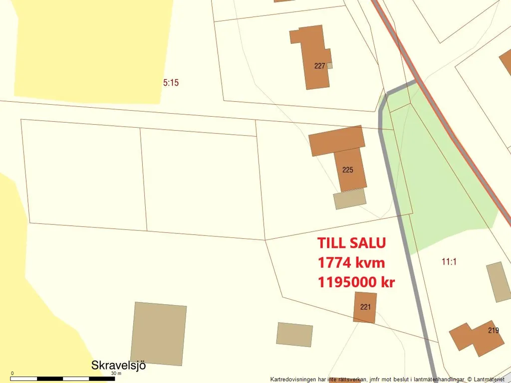 Plot for New Build in Skravelsjö, Near Umeå