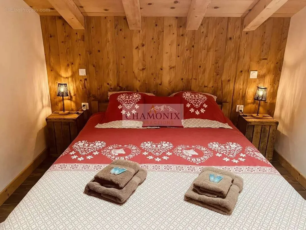 Chambres - Appartement avec Balcon à Les Houches