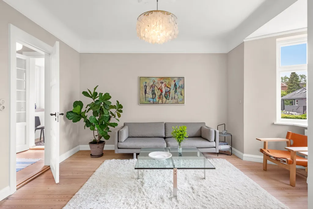 Séjour - Classically Styled Villa with Garden in Aarhus C