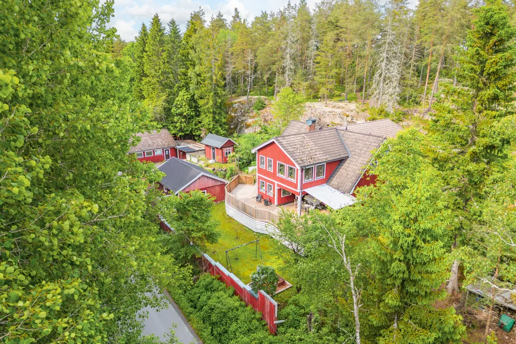 Vue aérienne - Spacious Villa with Garden in Grödby