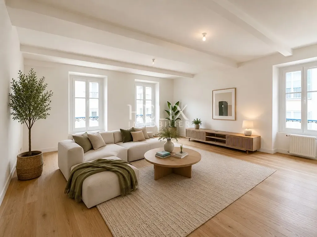 Living Room - Apartment with Terrace in Saint-Germain-en-Laye