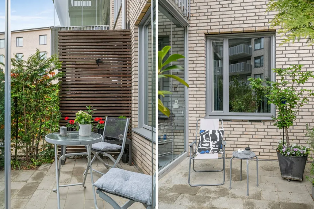 Terrass - Apartment with Glazed Terrace in Sockerbruket