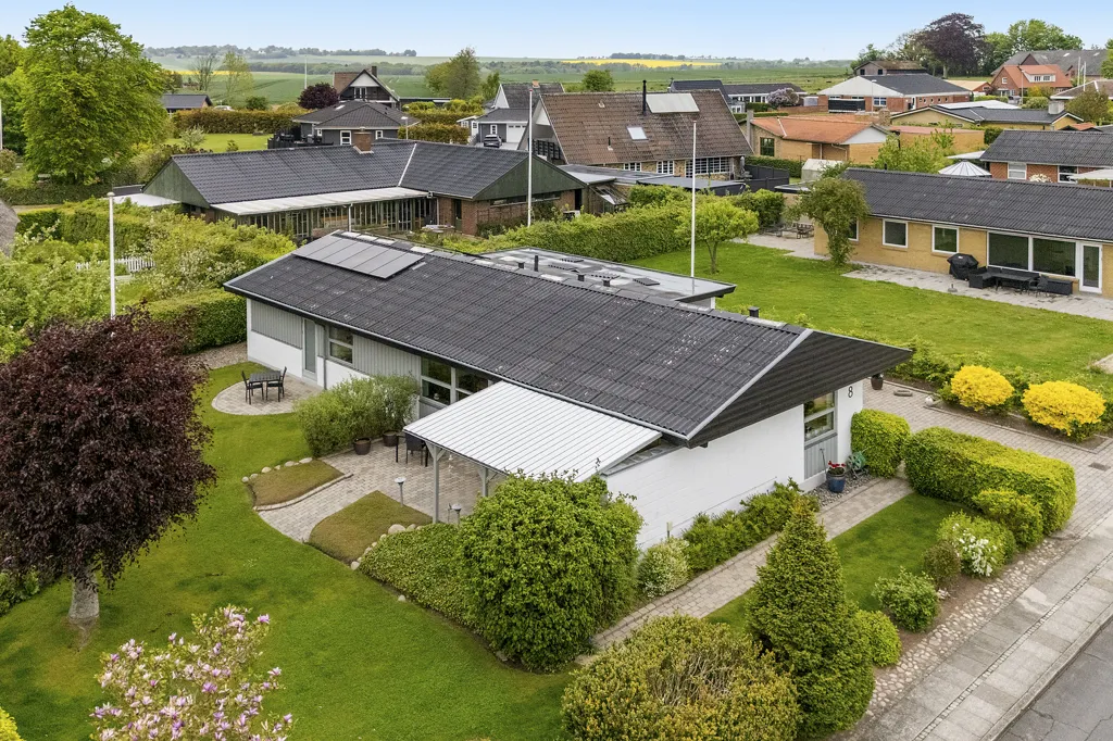 Aerial - Modernised Villa with Garden in Linde