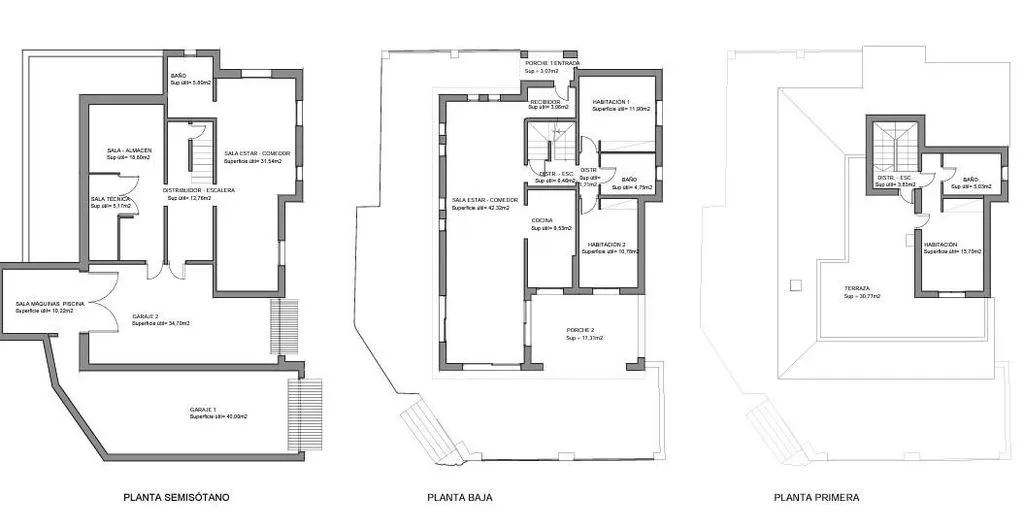 Plan - Luxury Villa with Ocean View in Tamariu