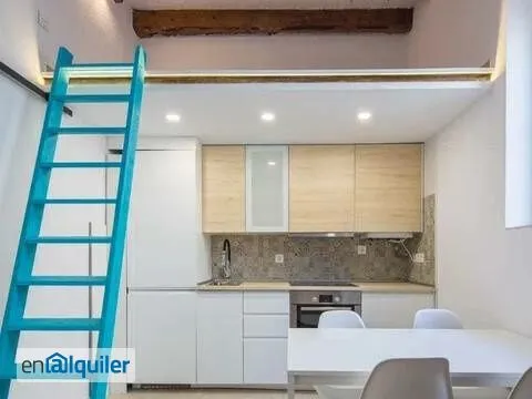 Cuisine - Modern Flat with High Ceilings in Comillas, Madrid