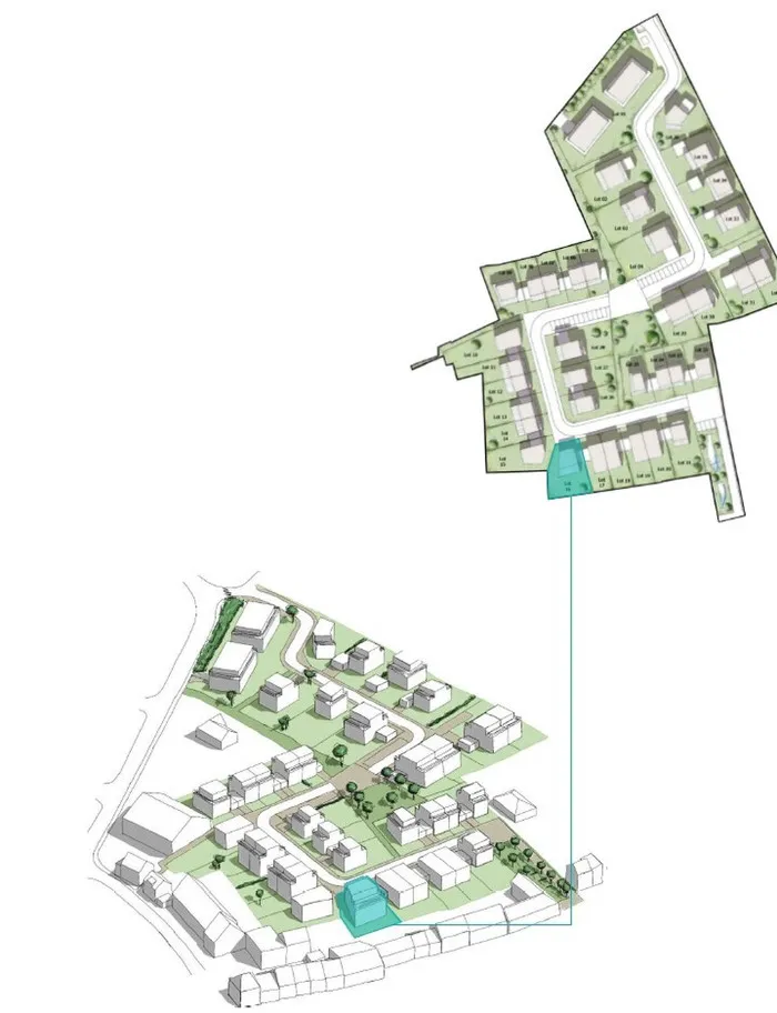 Floor Plan - South-West Oriented House with Garden in Bascharage