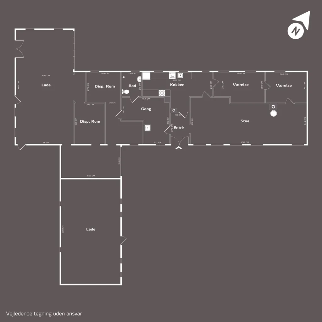 Plan - Villa with Stables in Stenstrup
