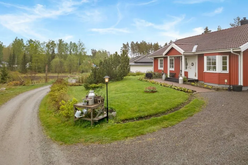 Extérieur - Classical Red Villa with Pool in Tillinge