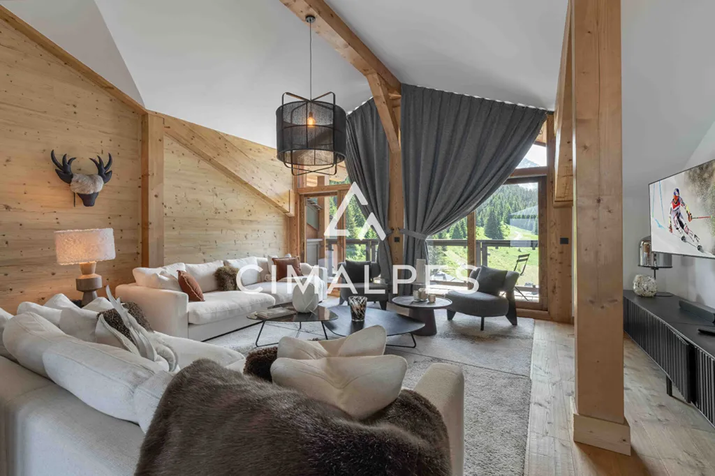 Soggiorno - Penthouse with Mountain Views in Trois Vallées