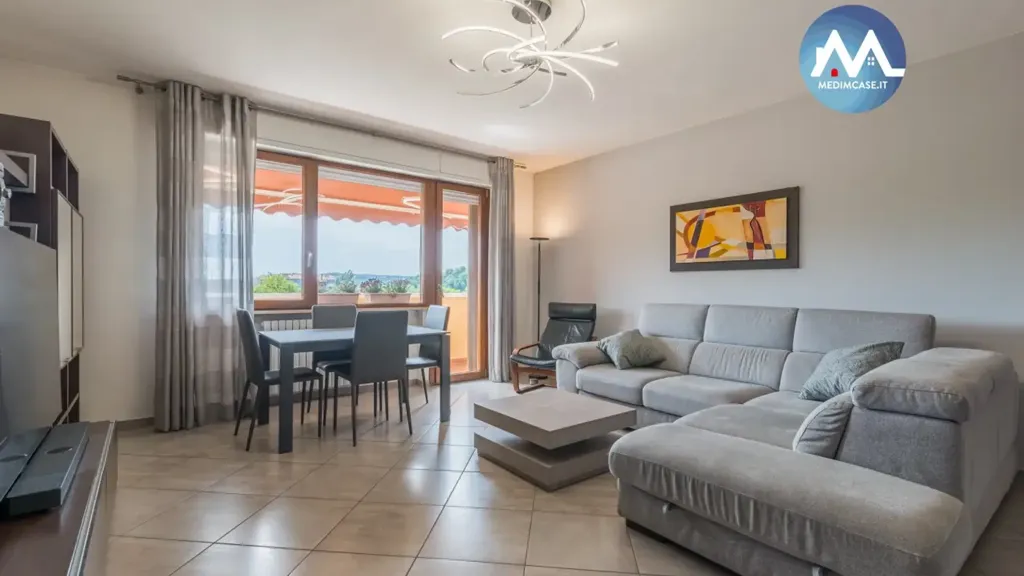 Living Room - Trilocale with Balcony in Pesaro