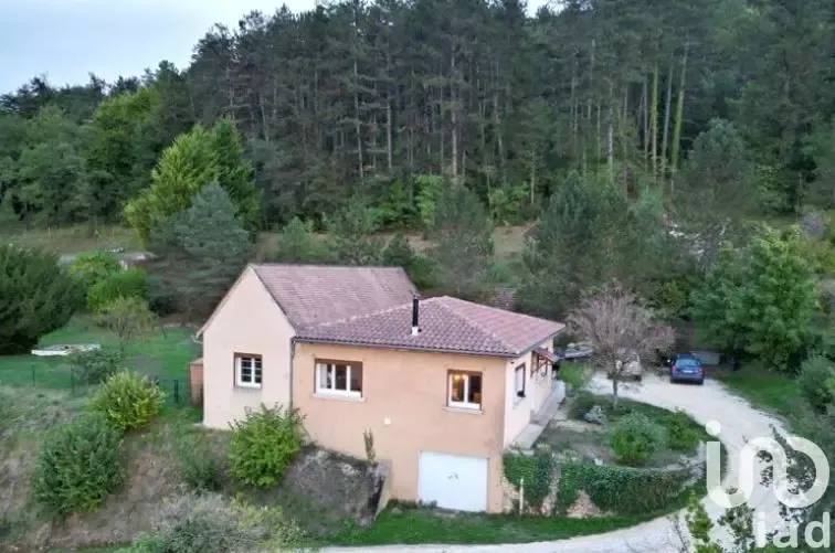 Vue aérienne - Maison rénovée avec jardin en Périgord noir